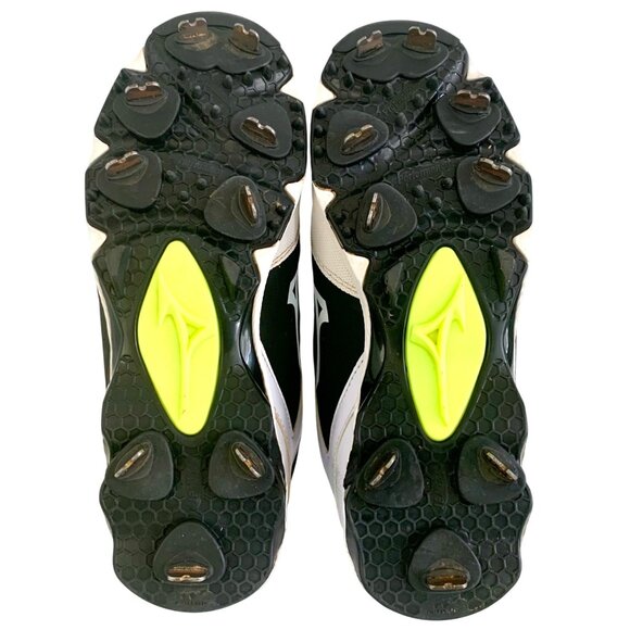 Mizuno Womens 9-Spike Advanced Finch Elite 3 Softball Shoes Black/White Size 9 - Picture 7 of 8